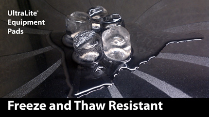 Water vapor evaporates through the UltraLite®, preventing the expansion of cracks.