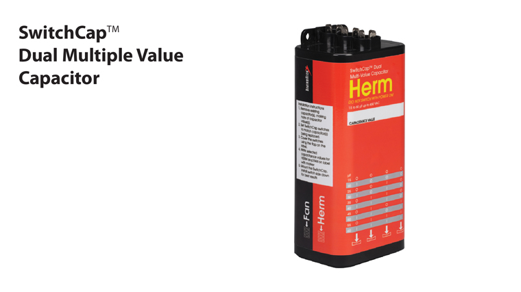 SwitchCap™ Dual Multiple Value Capacitor