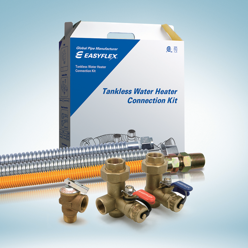 EasyFlex Tankless Water Heater Connection Kit Diversitech