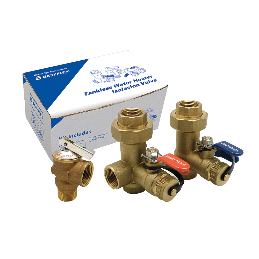 EasyFlex Tankless Water Heater Connection Kit Diversitech