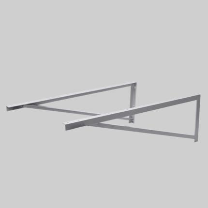 2 12 GAUGE DIVERSITECH ACB-36 36/" STEEL AIR CONDITIONER MOUNTING BRACKETS