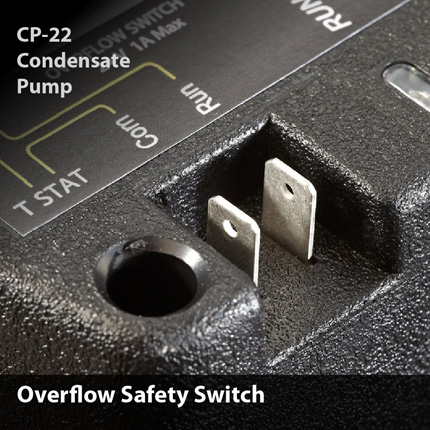 DIVERSITECH CP-22LP-230 Condensate Pump 22ft 230 volt lift low profile 